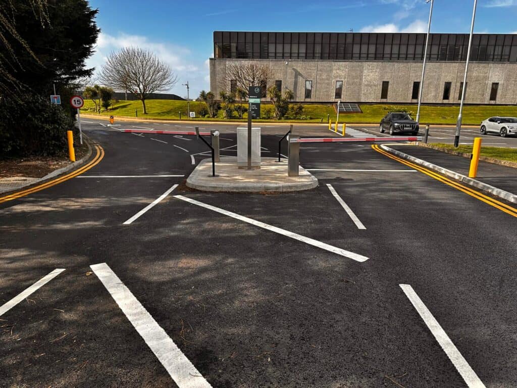 Car Park Barriers 1 UK Turnstiles car park barrier installation