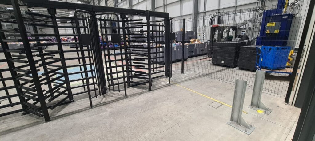Full height turnstiles installed for Relay Technologies in Uxbridge