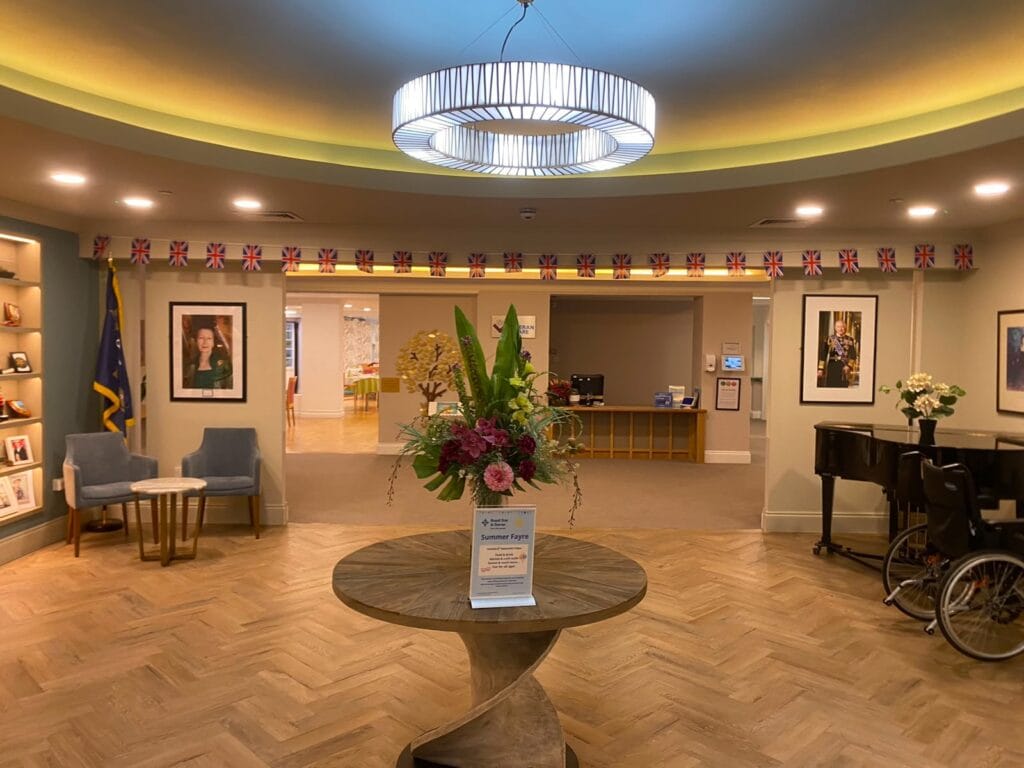 Royal Star Garter Foyer Royal Star and Garter foyer with access control installed